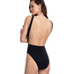 Back View Of Gottex Couture Supernova Scoop Neck Sheer Open Back One Piece Swimsuit | Gottex Supernova
