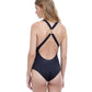 Back View Of Gottex Couture Black Beauty V-Neck One Piece Swimsuit | Gottex Black Beauty