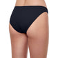 Back View Of Gottex Classics Elle Mid Rise Classic Bikini Bottom | Gottex Elle Black