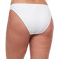 Back View Of Gottex Classics Elle Mid Rise Classic Bikini Bottom | Gottex Elle White