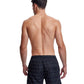 Back View Of Gottex Men 5-Inch Swim Trunks | GOTTEX MEN NAUTICAL BLACK AND WHITE
