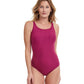 Front View Of Gottex Essentials Day Dream Mastectomy High Neck One Piece Swimsuit | Gottex Day Dream Merlot