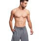 Front View Of Gottex Men 7-Inch Swim Trunks | GOTTEX MEN GREY AND BLACK ACCENT