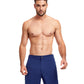 Front View Of Gottex Men 7-Inch Swim Trunks | GOTTEX MEN NAVY AND LIGHT BLUE ACCENT