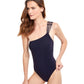 alternate front 1 View Of Gottex Classic Mootini One Shoulder One Piece Swimsuit | Gottex Mootini