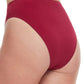 Back View Of Gottex Essentials Splendid Classic High Rise Bikini Bottom | Gottex Splendid Raspberry