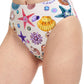 Side View View Of Gottex Classic White Sands Sand High Rise Brief | Gottex White Sands White