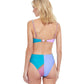 Back View Of Gottex Classic Modern Shades Bralette Bikini And High Rise Bikini Bottom Set | Gottex Modern Shades Pink