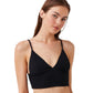Front View Of Luma Sensual Simplicity Triangle Bikini Top | LUMA SENSUAL SIMPLICITY BLACK