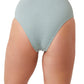 Back View Of Luma Sensual Simplicity High Leg High Waist Bikini Bottom | LUMA SENSUAL SIMPLICITY DUSK GREEN