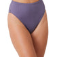 Front View Of Luma Sensual Simplicity High Leg High Waist Bikini Bottom | LUMA SENSUAL SIMPLICITY DUSK PURPLE