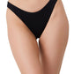 Front View Of Luma Sensual Simplicity High Leg Sexy Bikini Bottom | LUMA SENSUAL SIMPLICITY BLACK