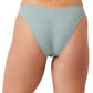 Back View Of Luma Sensual Simplicity High Leg Sexy Bikini Bottom | LUMA SENSUAL SIMPLICITY DUSK GREEN