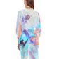 Back View Of Gottex Essentials La Vie Est Belle Belted Kimono Cover Up Dress | Gottex La Vie Est Belle