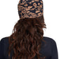 Back View Of Gottex Modest Knotted Hair Covering | GOTTEX MODEST BLACK AND BROWN