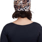 Back View Of Gottex Modest Knotted Hair Covering | GOTTEX MODEST LEOPARD
