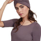 Front View Of Gottex Modest Knotted Hair Covering | GOTTEX MODEST CEDAR