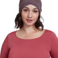 Front View Of Gottex Modest Hair Covering With Tie | GOTTEX MODEST CEDAR