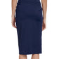 Back View Of Gottex Modest Long Draped Wrap Skirt | GOTTEX MODEST ADMIRAL BLUE