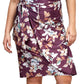 Front View Of Gottex Modest Long Draped Wrap Skirt | GOTTEX MODEST AMORE MAUVE