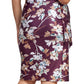Back View Of Gottex Modest Long Draped Wrap Skirt | GOTTEX MODEST AMORE MAUVE