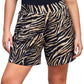Front View Of Gottex Modest Cover Up Short Pants | GOTTEX MODEST WILDLIFE BROWN