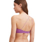Back View Of Au Naturel Mona One Shoulder Bikini Top | AU NATUREL DUSK MAUVE AND HAZELNUT