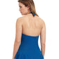 Back View Of Profile By Gottex Belle Curve V-Neck Halter Tankini Top | PROFILE BELLE CURVE PETROL