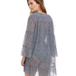 Back View Of Profile By Gottex Colette V-Neck Mesh Tunic Cover Up | PROFILE COLETTE