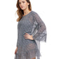 Side View Of Profile By Gottex Colette V-Neck Mesh Tunic Cover Up | PROFILE COLETTE
