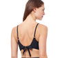 Back View Of Profile By Gottex Dandy Banded Bikini Top | PROFILE DANDY BLACK
