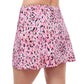 Back View Of Profile By Gottex Pretty Wild Cover Up Skirt | PROFILE PRETTY WILD PINK