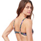 Back View Of Profile By Gottex Flora Tie Front Bikini Top | PROFILE FLORA BLACK