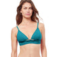 Front View Of Profile By Gottex Unchain My Heart Banded Bikini Top | PROFILE UNCHAIN MY HEART TEAL