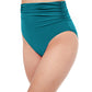 Side View Of Profile By Gottex Unchain My Heart High Waist Tankini Bottom | PROFILE UNCHAIN MY HEART TEAL