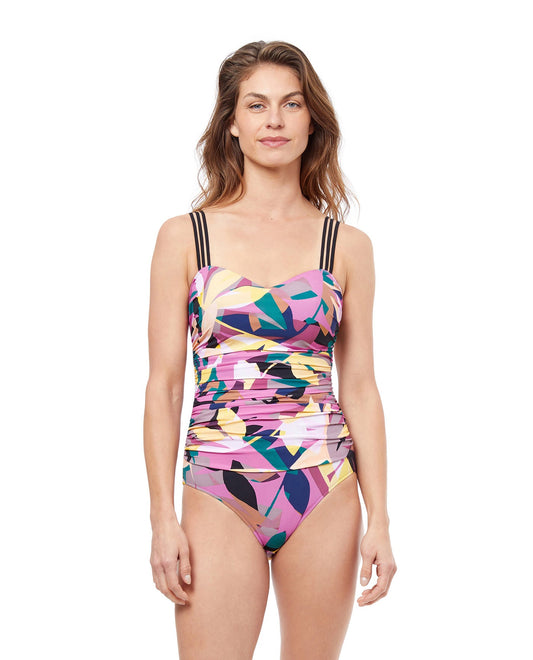 Front View Of Profile By Gottex Gioia D-Cup Underwire One Piece Swimsuit | PROFILE GIOIA