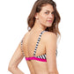 Back View Of Profile By Gottex Enya V-Neck Bikini Top | PROFILE ENYA BLACK