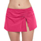 Front View Of Profile By Gottex Tutti Frutti Side Slit Swim Skirt | PROFILE TUTTI FRUTTI ROSE