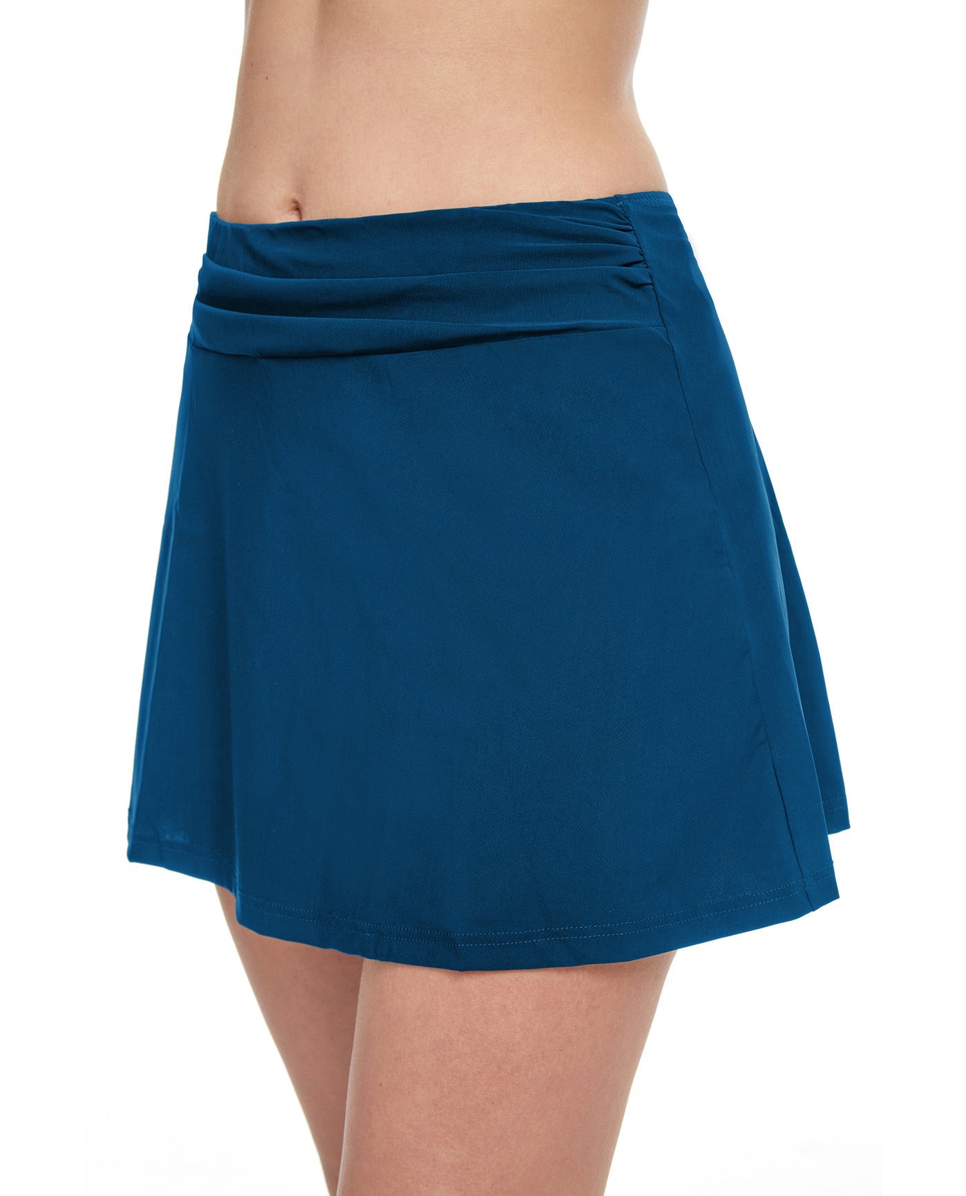 Side View Of Profile By Gottex Tutti Frutti Cover Up Skirt | PROFILE TUTTI FRUTTI PETROL