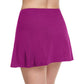 Back View Of Profile By Gottex Tutti Frutti Cover Up Skirt | PROFILE TUTTI FRUTTI WARM VIOLET