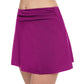 Side View Of Profile By Gottex Tutti Frutti Cover Up Skirt | PROFILE TUTTI FRUTTI WARM VIOLET