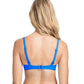 Back View Of Profile By Gottex Tutti Frutti C-Cup Tie Front Push Up Underwire Bikini Top | PROFILE TUTTI FRUTTI BLUE