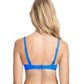 Back View Of Profile By Gottex Tutti Frutti D-Cup Tie Front Push Up Underwire Bikini Top | PROFILE TUTTI FRUTTI BLUE
