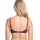 Back View Of Profile By Gottex Tutti Frutti E-Cup Push Up Underwire Bikini Top | PROFILE TUTTI FRUTTI MERLOT