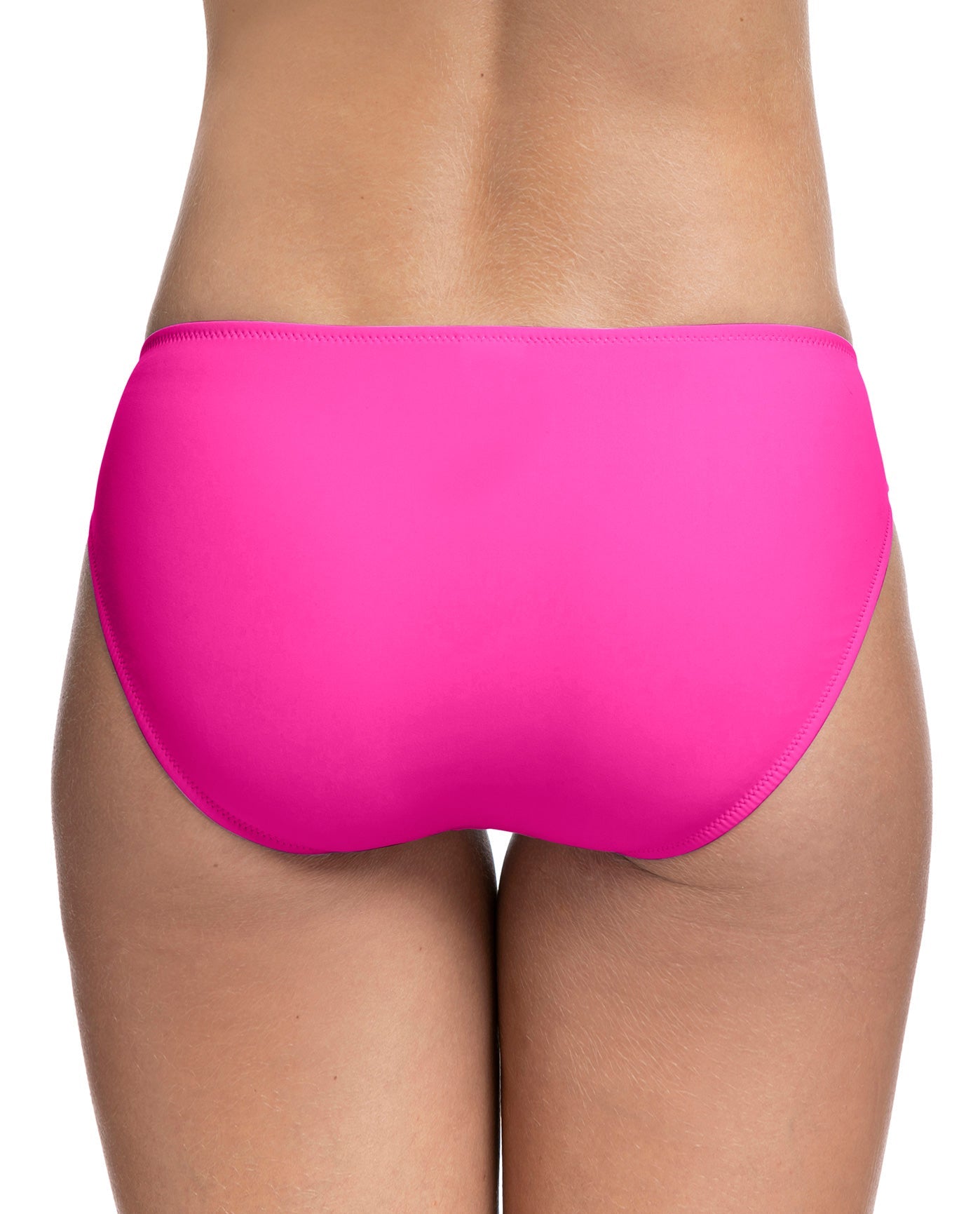 Back View Of Profile By Gottex Tutti Frutti Side Tab Hipster Bikini Bottom | PROFILE TUTTI FRUTTI PINK