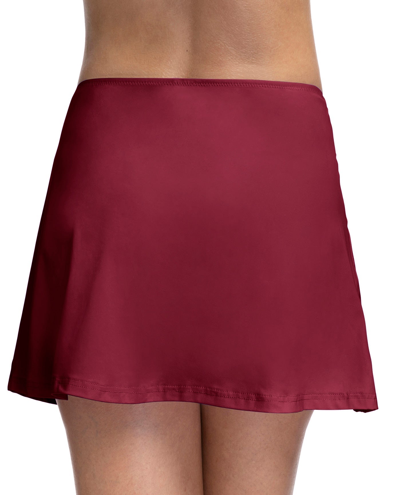 Back View Of Profile By Gottex Tutti Frutti Cover Up Skirt | PROFILE TUTTI FRUTTI MERLOT
