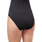 Back View Of Profile By Gottex Tutti Frutti Extra High Waist Bikini Bottom | PROFILE TUTTI FRUTTI BLACK