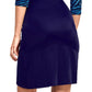 Back View Of Gottex Modest A-Line Surplice Skirt | GOTTEX MODEST ADMIRAL BLUE