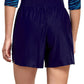 Back View Of Gottex Modest Cover Up Short Pants | GOTTEX MODEST ADMIRAL BLUE