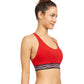 Side View View Of Free Sport Sprint D-Cup Round Neck Y-Back Bikini Top | FREE SPORT SPRINT TOMATO